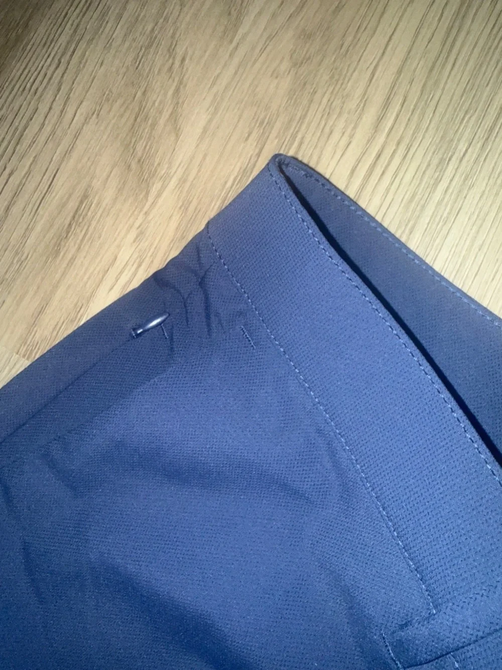 NWT Banana Republic Performance Flat Front Dress Pants Blue Stretch 36x30 Men's